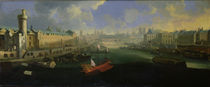 The River Seine, View of the Pont Neuf von French School