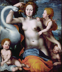 Leda and the Swan by Vincent Sellaer