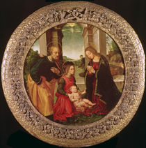 The Holy Family with an Angel by Capponi