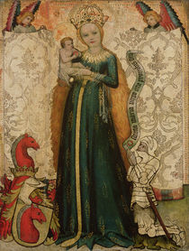 Madonna and Child with Ears of Corn von Master of the Hallein Altarpiece