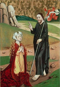 Christ Appears to Mary Magdalene by Master of Janosret