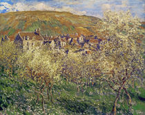 Plum Trees in Blossom, 1879 von Claude Monet
