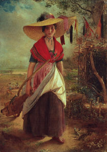 Working Girl, 1848 by Johann Baptist Reiter