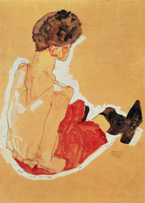 Seated Woman, 1911 by Egon Schiele