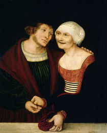 The Infatuated Old Woman by Lucas, the Elder Cranach