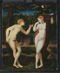 Adam and Eve by French School
