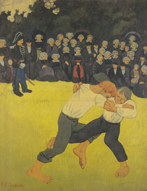 The Wrestling Bretons, c.1893 by Paul Serusier