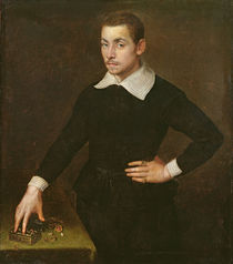 Portrait of a Young Florentine Goldsmith by Agnolo Bronzino