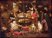 Kitchen Interior by Pieter the Elder Bruegel