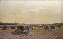 Harvest Scene, 1879 von Adrien Louis Demont