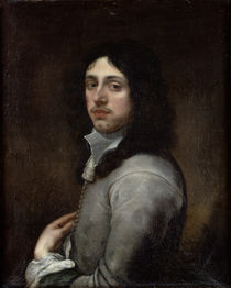 Portrait of a Young Man Dressed in Grey von Bartolome Esteban Murillo