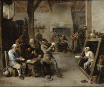The Card Players von David the Younger Teniers