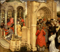 The Nuptials of the Virgin von Master of Flemalle