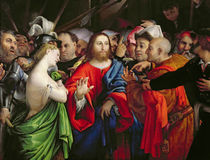 Christ and the Adulteress, c.1527-29 von Lorenzo Lotto