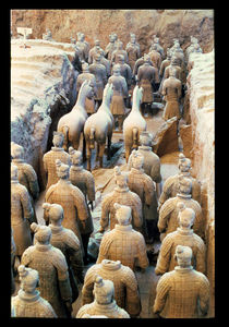Terracotta Army, Qin Dynasty by Chinese School