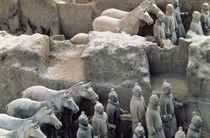 Terracotta Army, Qin Dynasty by Chinese School