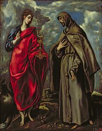 St. John the Evangelist and St. Francis von El Greco