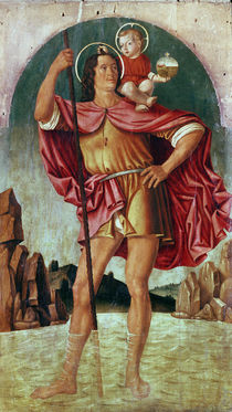 St. Christopher by Filippo Mazzola or Mazzola dell'Erbette