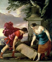 Theseus and his Mother Aethra by Laurent de La Hire or La Hyre