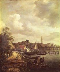 View of Amsterdam by Jacob Isaaksz. or Isaacksz. van Ruisdael