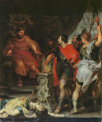 Mucius Scaevola before Lars Porsena by Peter Paul Rubens