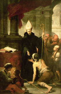 St. Thomas of Villanueva Distributing Alms von Bartolome Esteban Murillo