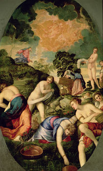 The Purification of the Midianite Virgins by Jacopo Robusti Tintoretto