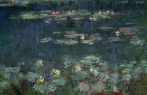 Waterlilies: Green Reflections by Claude Monet