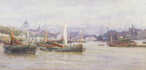 Shipping on the Thames by Charles William Wyllie