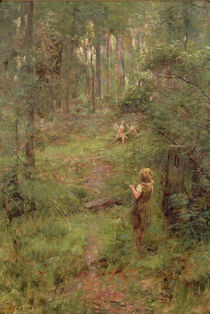 What the Little Girl Saw in the Bush by Frederick McCubbin