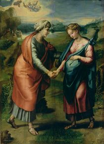 The Visitation by Raphael