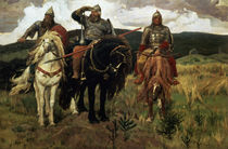 Warrior Knights, 1881-98 von Victor Mikhailovich Vasnetsov