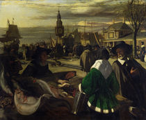 Market in the Hague, c.1660 by Emanuel de Witte
