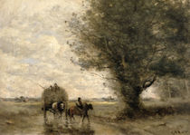 The Haycart, c. 1860 by Jean Baptiste Camille Corot