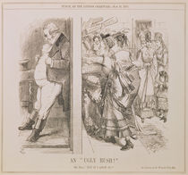 An 'Ugly Rush', Cartoon from Punch Magazine by English School