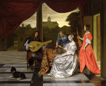 Musical Scene in Amsterdam von Pieter de Hooch