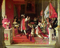 Philip V of Spain making Marshal James Fitzjames by Jean Auguste Dominique Ingres