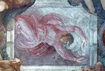 Sistine Chapel Ceiling: God Dividing Light from Darkness von Michelangelo Buonarroti