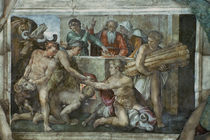 Sistine Chapel Ceiling: Noah After the Flood von Michelangelo Buonarroti