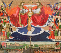 The Coronation of the Virgin by Enguerrand Quarton