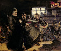 The Menshikov Family in Beriozovo von Vasilij Ivanovic Surikov