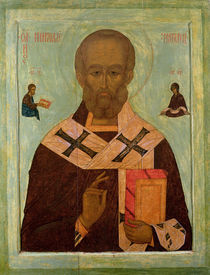 Icon of St. Nicholas, Russian School by Russian School