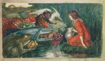 Goblin Harvest, c.1910 von Amelia M. Bowerley or Bauerle