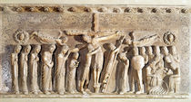 Relief panel depicting the Deposition von Benedetto Antelami