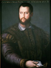 Portrait of Cosimo I de'Medici von Agnolo Bronzino