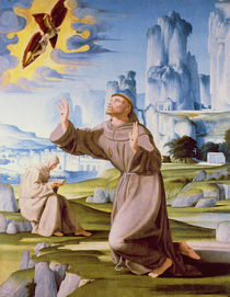 St. Francis Receiving the Stigmata von Pietro Francione