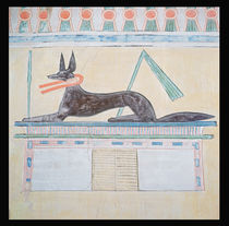 Anubis, Egyptian god of the dead von Egyptian 4th Dynasty