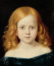 Portrait of the Artist's Daughter by Charles West Cope