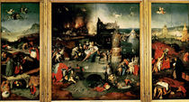 Triptych: The Temptation of St. Anthony by Hieronymus Bosch