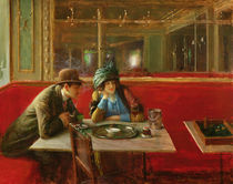 At the Cafe by Jean Beraud